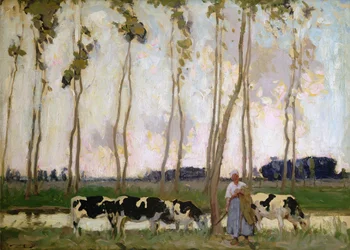 Breton maisema (öljy kankaalle)