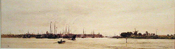 Dordrecht (akvarelli paperille)