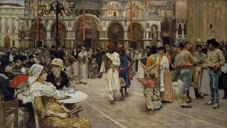 Piazza di San Marco, Venetsia, 1883