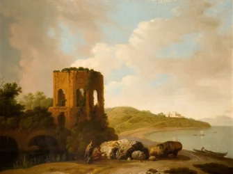 Venuksen temppeli, Baiaenlahti, 1800.