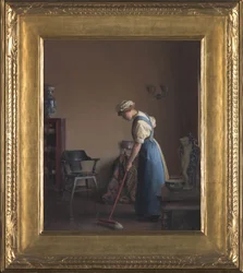 Tyttöjen lakaisu, n. 1912