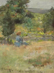 Tyttö Shinnecock Hillsissä, noin 1897
