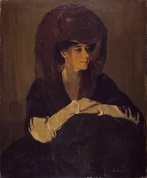 Rouva Harrington Mannin Brown Veil -muotokuva, 1905.