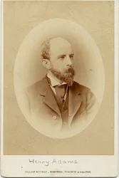 Henry Adams (1838-1918), amerikkalainen historioitsija (albumikuva)