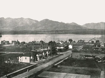 Satama, Vancouver, Kanada, 1895.
