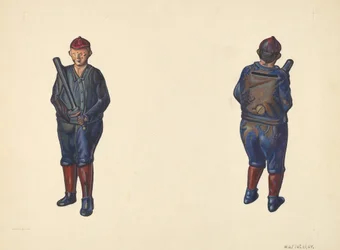 Pesäpalloilijan kolikkopankki, c. 1938.