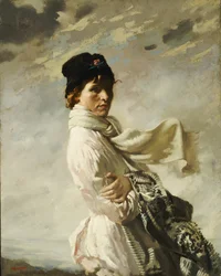 Dublin Bay: Taiteilijan vaimon muotokuva, 1909