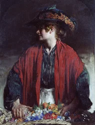 Lottie of Paradise Walk (öljy kankaalle)