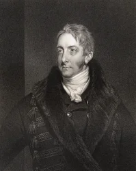 Cropley Ashley Cooper, 6. Earl of Shaftesbury, kaiverrettu W. Holl (1807-71), National Portrait Gallerysta, osa IV, julkaistu noin 1835