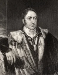 James Walter Grimston, 1. Earl of Verulam, kaiverrettu H. Robinson, National Portrait Gallery, osa II, julkaistu noin 1835