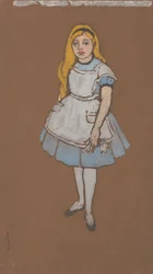 Liisa (pukusuunnittelu elokuvaan Liisa Ihmemaassa, 1915).