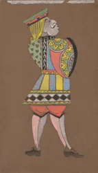 Knave of Hearts (pukusuunnittelu elokuvaan Liisa Ihmemaassa).