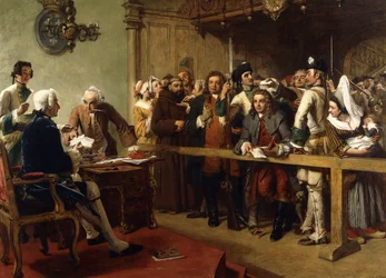 Hogarth tuotiin Calais
