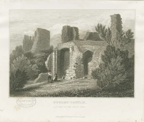 Dudley Castle - The Keep: kaiverrus, nd [c1831] (tulostus)