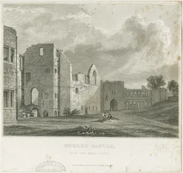 Dudley Castle - The Keep: teräskaiverrus, nd [c1831]
