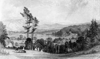 Näkymä Norburysta, Surreysta, 1800-luku.
