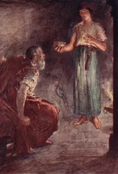 Philopoemen vankilassa, kuvitus teoksesta 