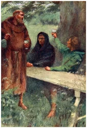 Robin Hood ja musta munkki, 1910.