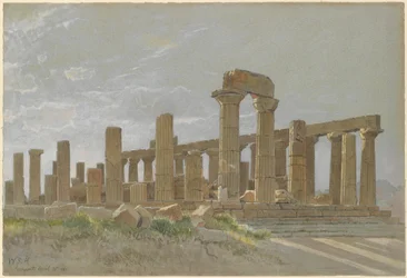 Girgenti (Juno Lacinian temppeli Agrigentumissa)