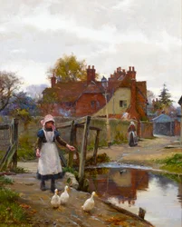 Ajo Ankat kotiin vanhan sillan varrella, Abingdon