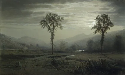 Moonlight Mount Lafayettella, New Hampshire, 1873.
