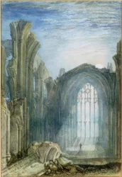 Melrose Abbey: Kuvitus Sir Walter Scottin La