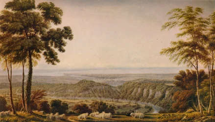 Näkymä Wyndd Cliffiltä, lähellä Chepstow