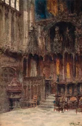 Henry VII:n kappeli, Westminster Abbey, 1907.