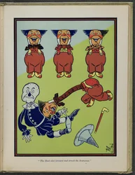 Kuvitus Lyman Frank Baumin teoksesta "Ihmeellinen Ozin velho".