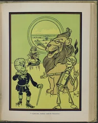 Kuvitus Lyman Frank Baumin teoksesta "Ihmeellinen Ozin velho".