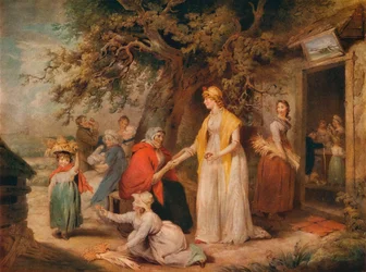 Outside a Country Alehouse, 1700-luku