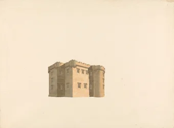 Cluny Castle, Aberdeenshire, Skotlanti: Perspektiivi