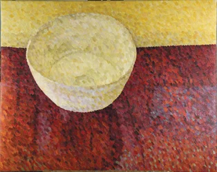 Asetelma, Lucie Rie Bowl, 2013 (Öljy kankaalle)