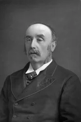Lewis Morris, brittiläinen runoilija, 1890.