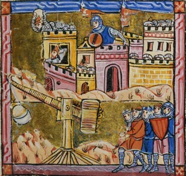 Ms 828 fol.33r Antiokian piiritys, Estoire d
