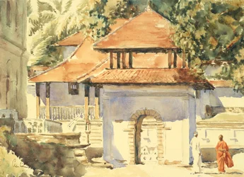 737 Temple of Tooth, sivusisäänkäynti