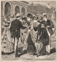 Keväällä: Saratoga, Hearth and Home, 28. elokuuta 1869.