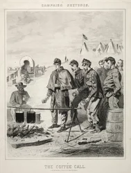 Kampanjan luonnokset: Kahvikutsu, 1863.