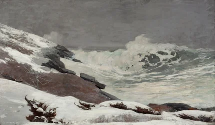 Rannikko talvella, 1892