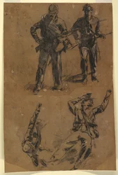 Piirustus, Sotilaiden tutkimuksia, 1863-65
