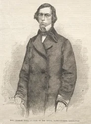 Hon. Charles Hale, edustajainhuoneen puhemies, Massachusettsin lainsäätäjä, 1859.