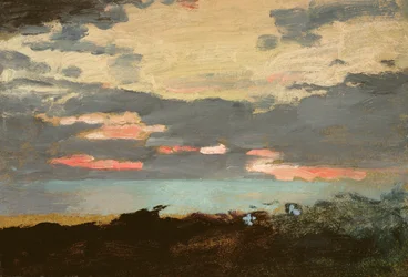 Auringonlasku, Saco Bay