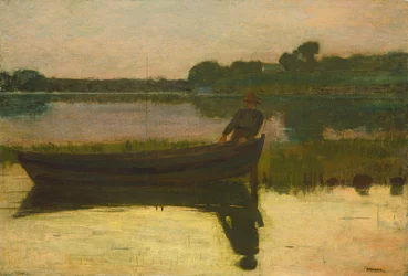 Auringonlasku, c. 1875.