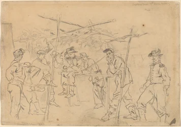 Sutlerin teltta, 3. Pennsylvania Cavalry [recto]