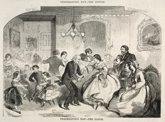 Kiitospäivä - Tanssi, 1858.