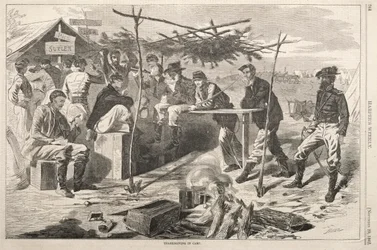 Kiitospäivä leirillä, 1862.