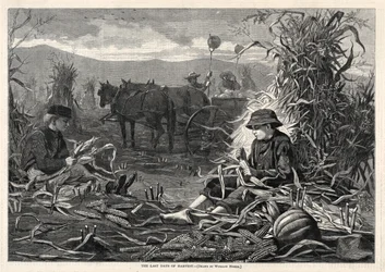 Sadonkorjuun viimeiset päivät, 1873.