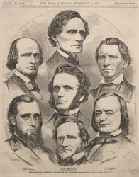 Eroava Mississippi-valtuuskunta kongressissa, 1861.