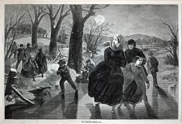 The Skating Season--1862, Harper