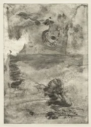 Two Heads, tutkimus "Undertow" jälkeen, n.1886, painettu n.1967